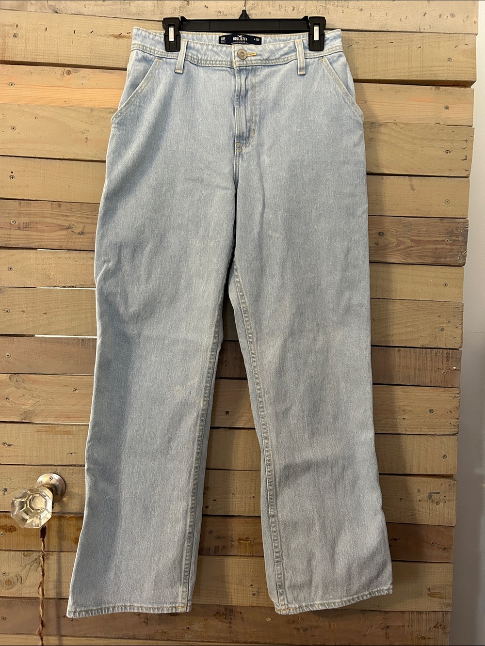 Hollister Light Wash Dad Jeans